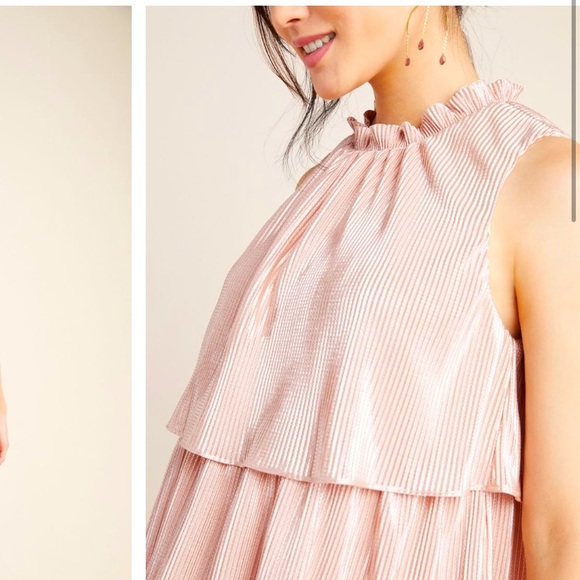 Anthropologie NWT Estelle Tiered Tunic Size Size L - Picture 4 of 13